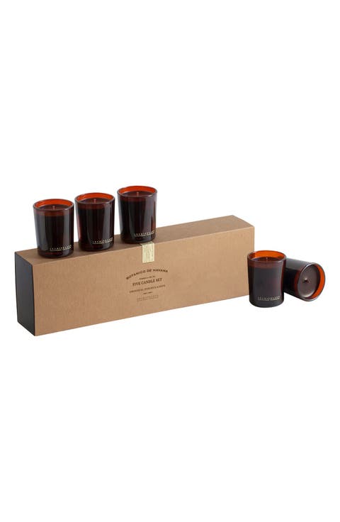 Botanico De Havana 5-Piece Votive Candle Set
