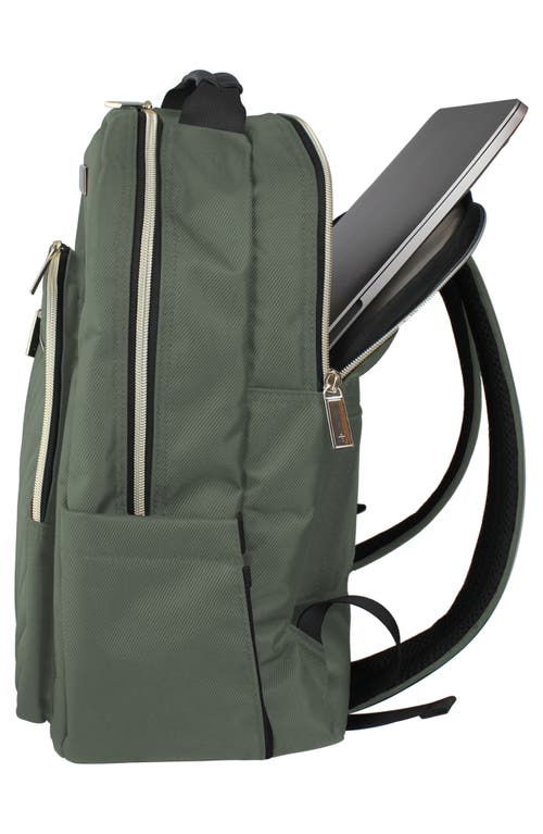 Kenneth Cole Chelsea Backpack In Green