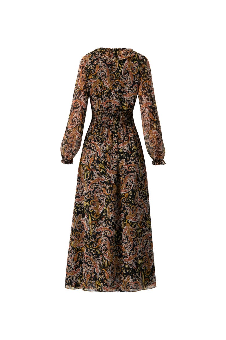 Long Dress with Smock Detail, Alternate, color, Multicolor