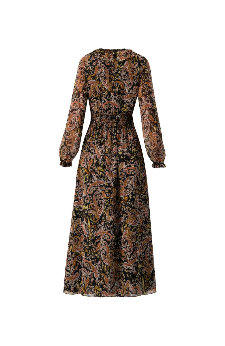 IVONNE Long Dress with Smock Detail, Alternate, color, 