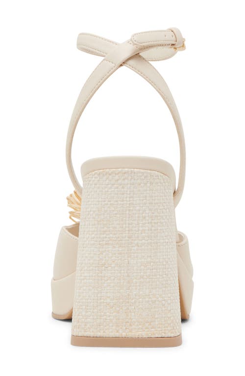 Dolce Vita Paulos Platform Sandal In Bone Stella