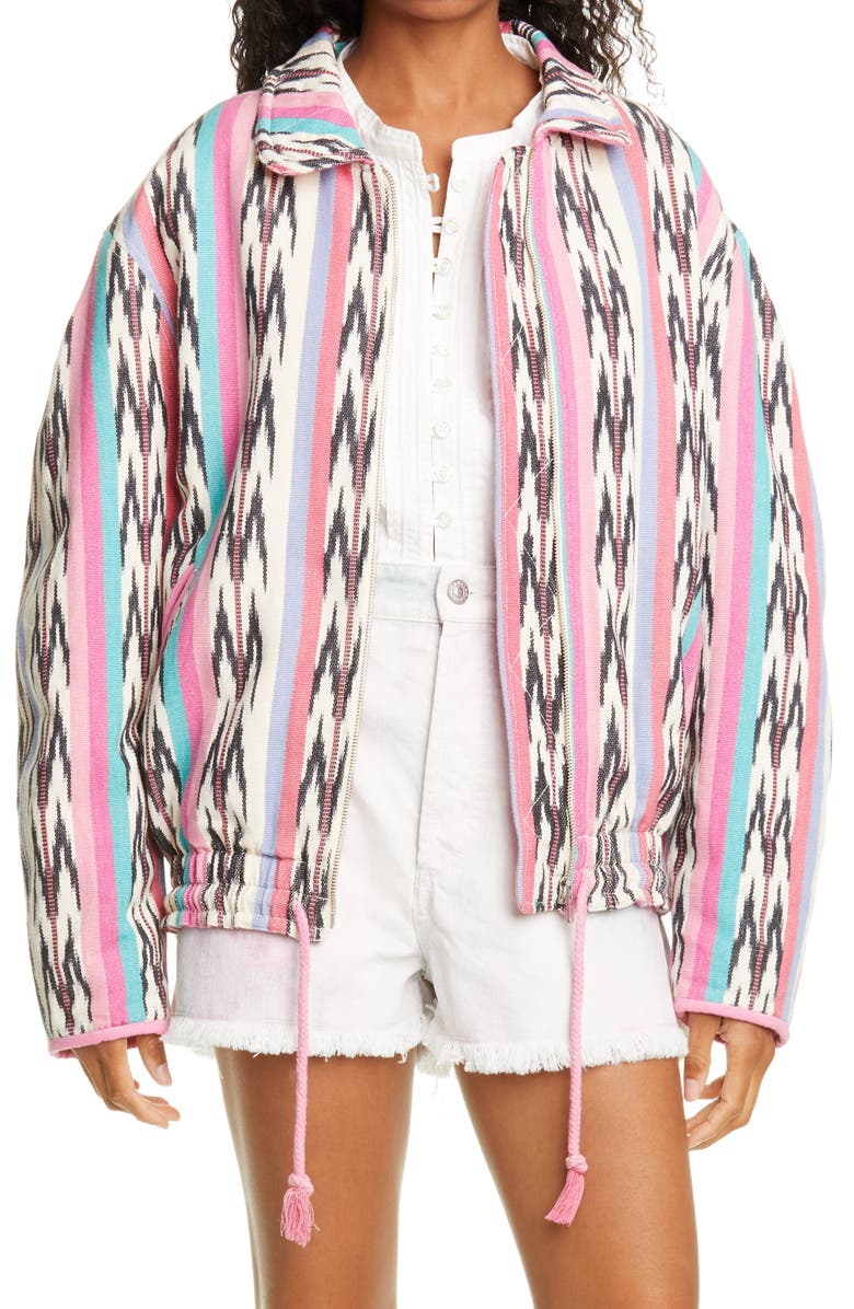 Isabel Marant Étoile Iaustey Cotton Padded Jacket, Main, color, 