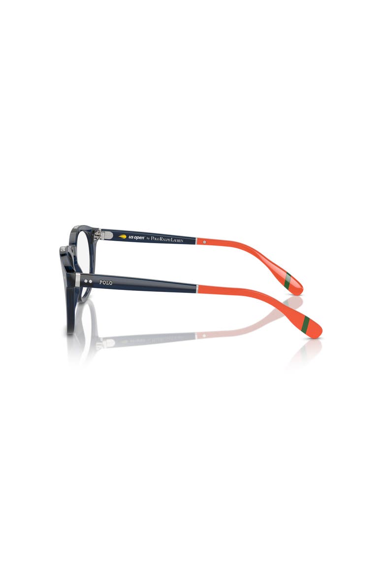 52mm Square optical glasses, Alternate, color, Blue