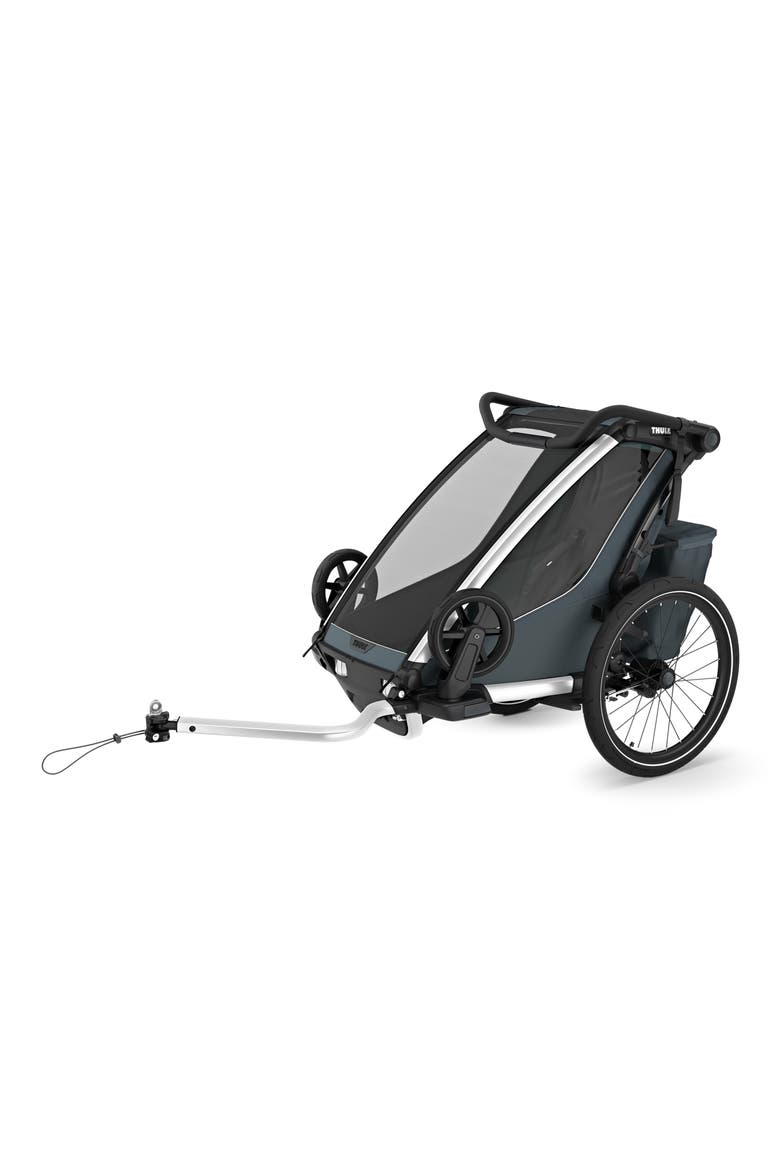 Chariot Cross 2 Single Cycle Trailer/Stroller, Alternate, color, DARK SLATE
