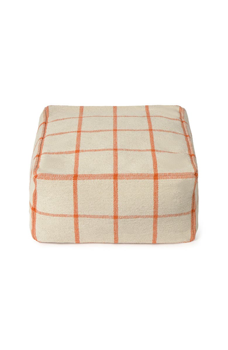 Lorena Canals Pouf Geo Block, Main, color, Natural, Terracota