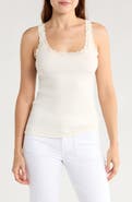 Leith Lace Trim Tank Top
