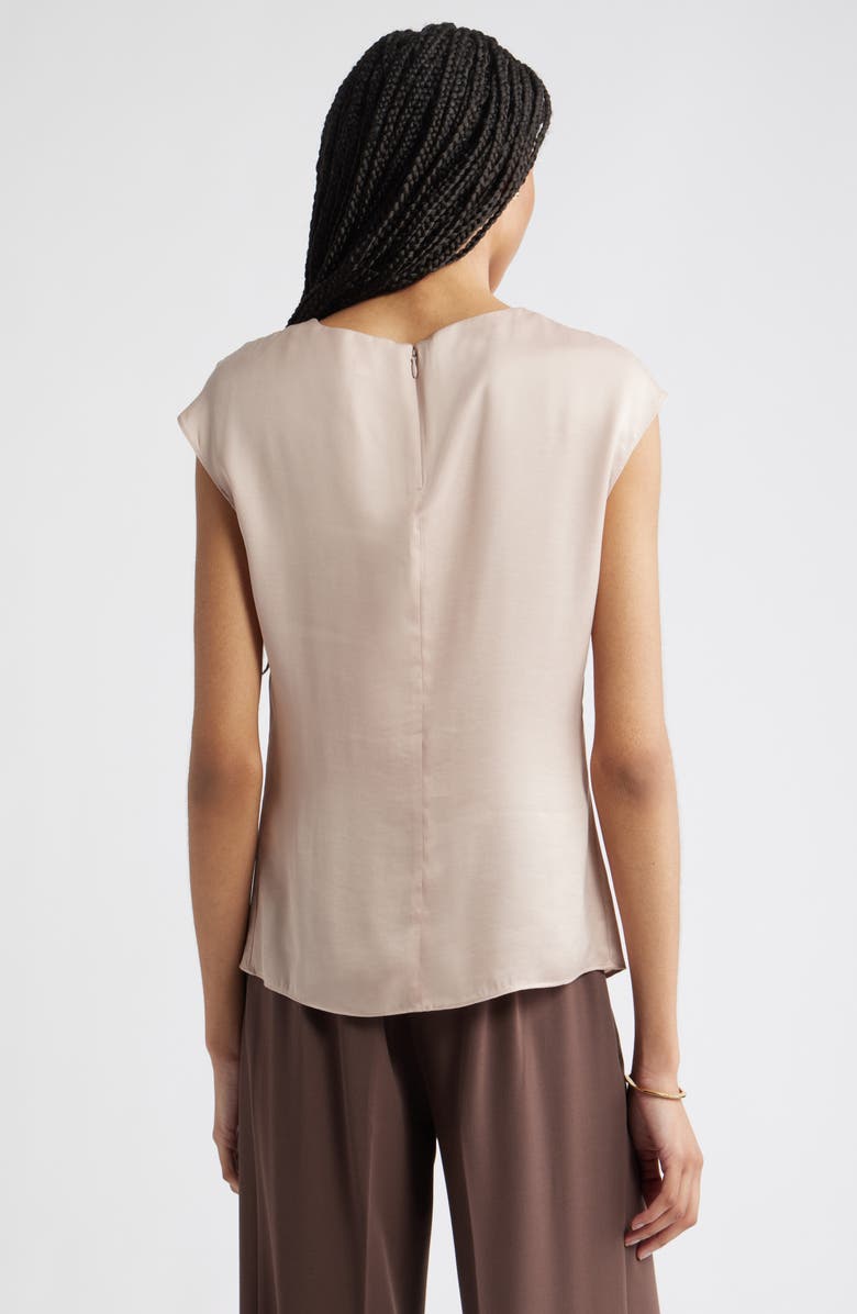 Twist Front Satin Top