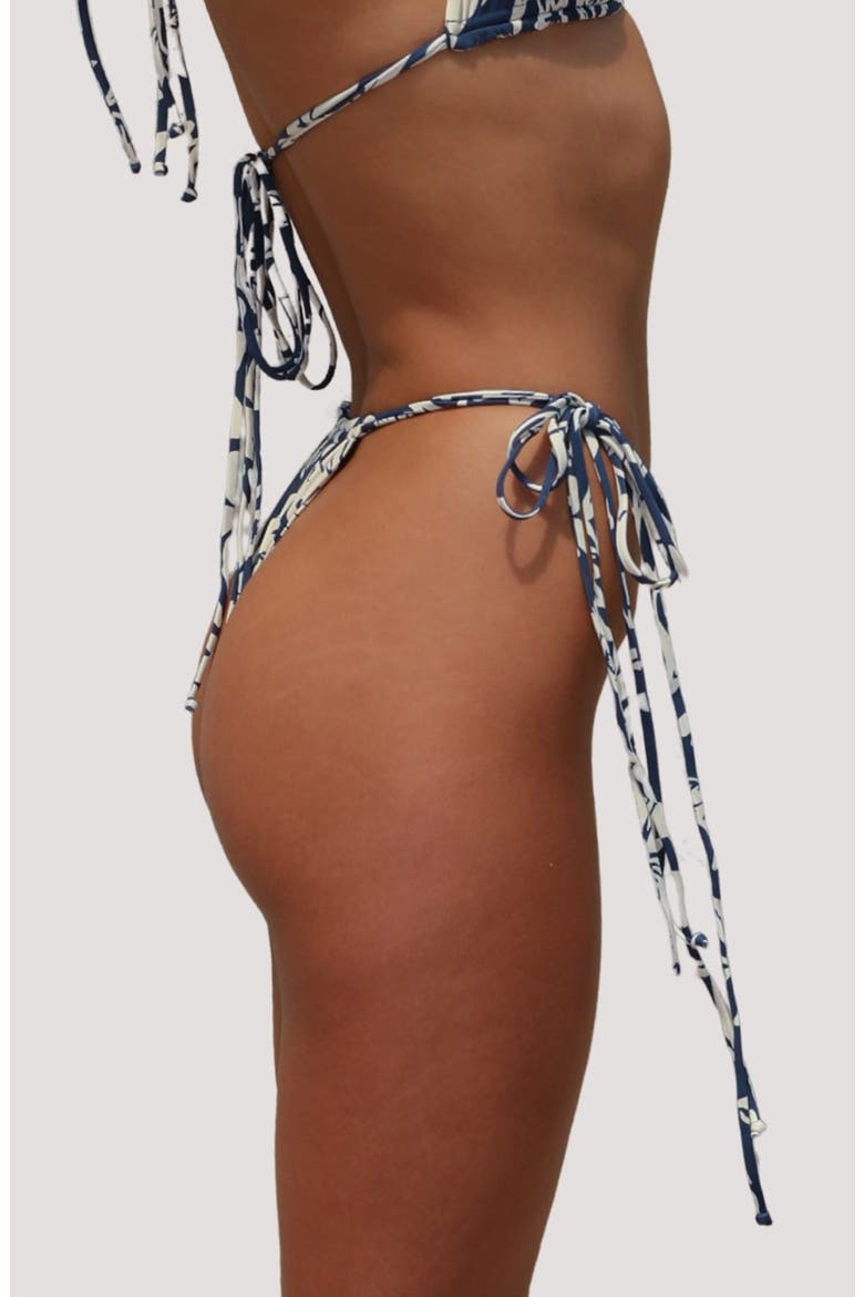 Seraya Strappy Side Tie Bikini Bottom, Alternate, color, HIBISCO