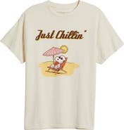 Vinyl Icons Peanuts® Snoopy Just Chillin
 Cotton Graphic T-Shirt