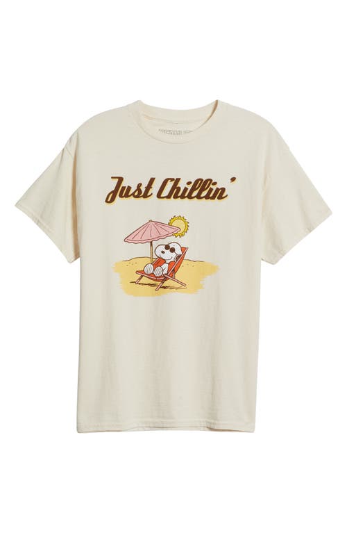 Shop Vinyl Icons Peanuts® Snoopy Just Chillin' Cotton Graphic T-shirt