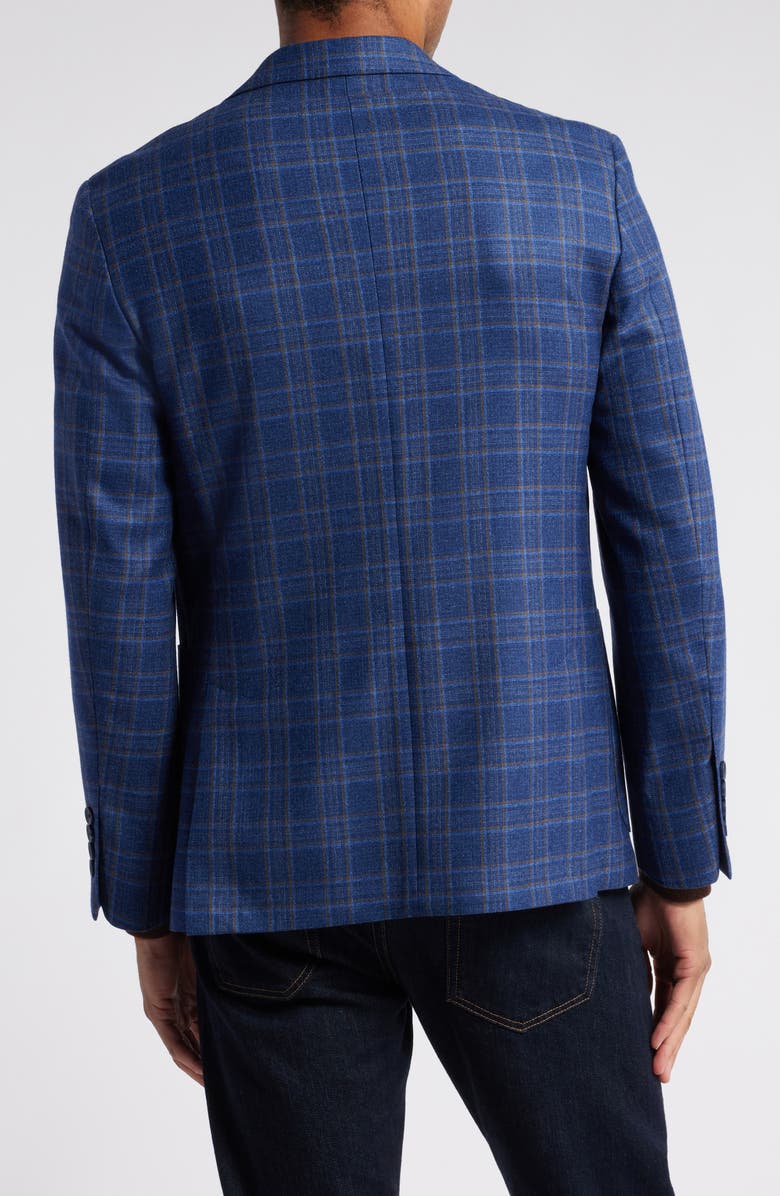 Nordstrom Mazara Plaid Wool Sport Coat, Alternate, color,