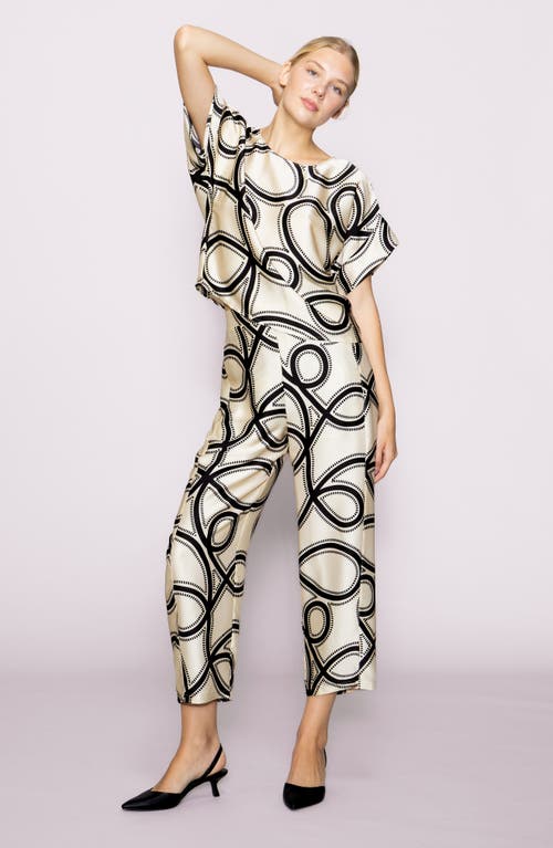 Melloday Dolman Sleeve Top In Multi