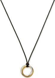 Missoma Lucy Williams Entwine Circle Pendant Necklace