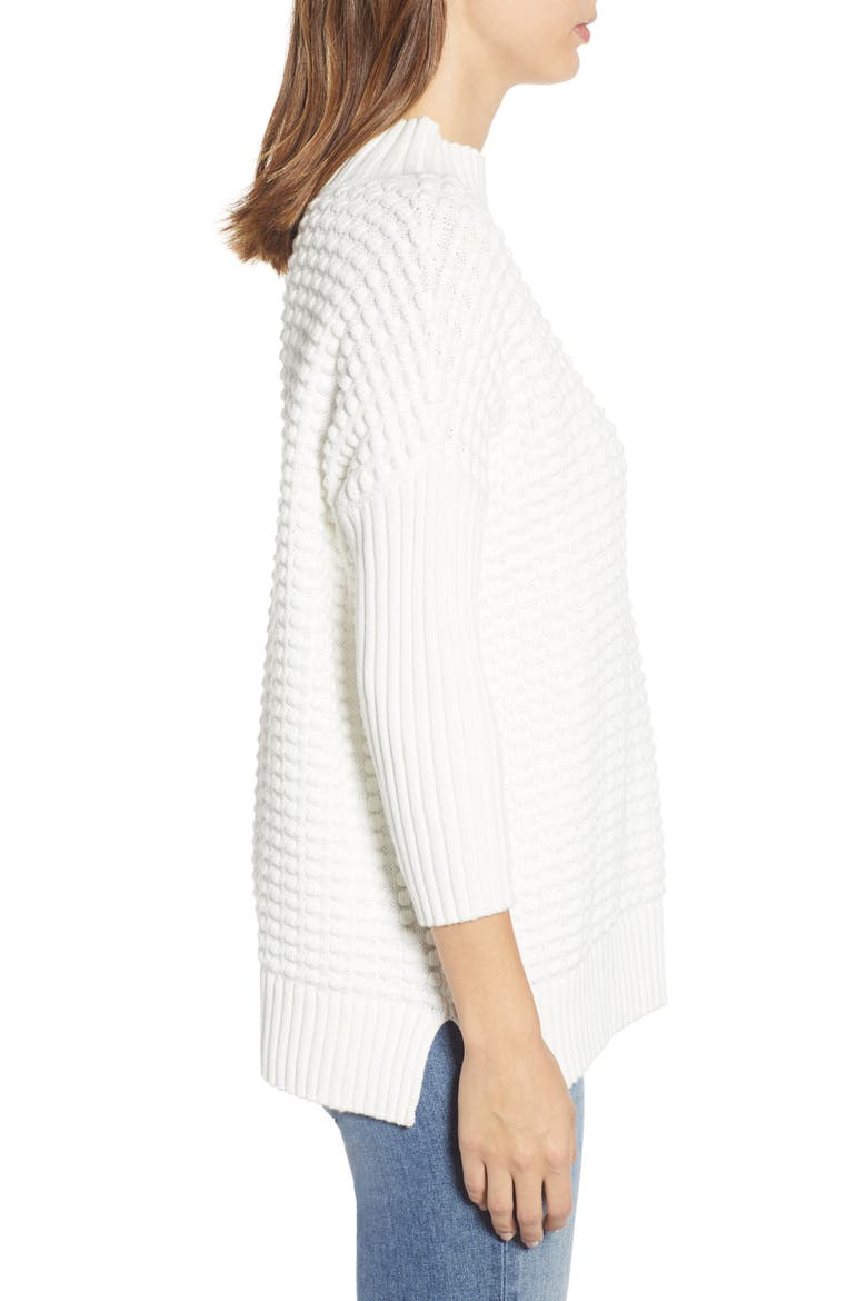 Mozart Popcorn Sweater, Alternate, color, SUMMER WHITE