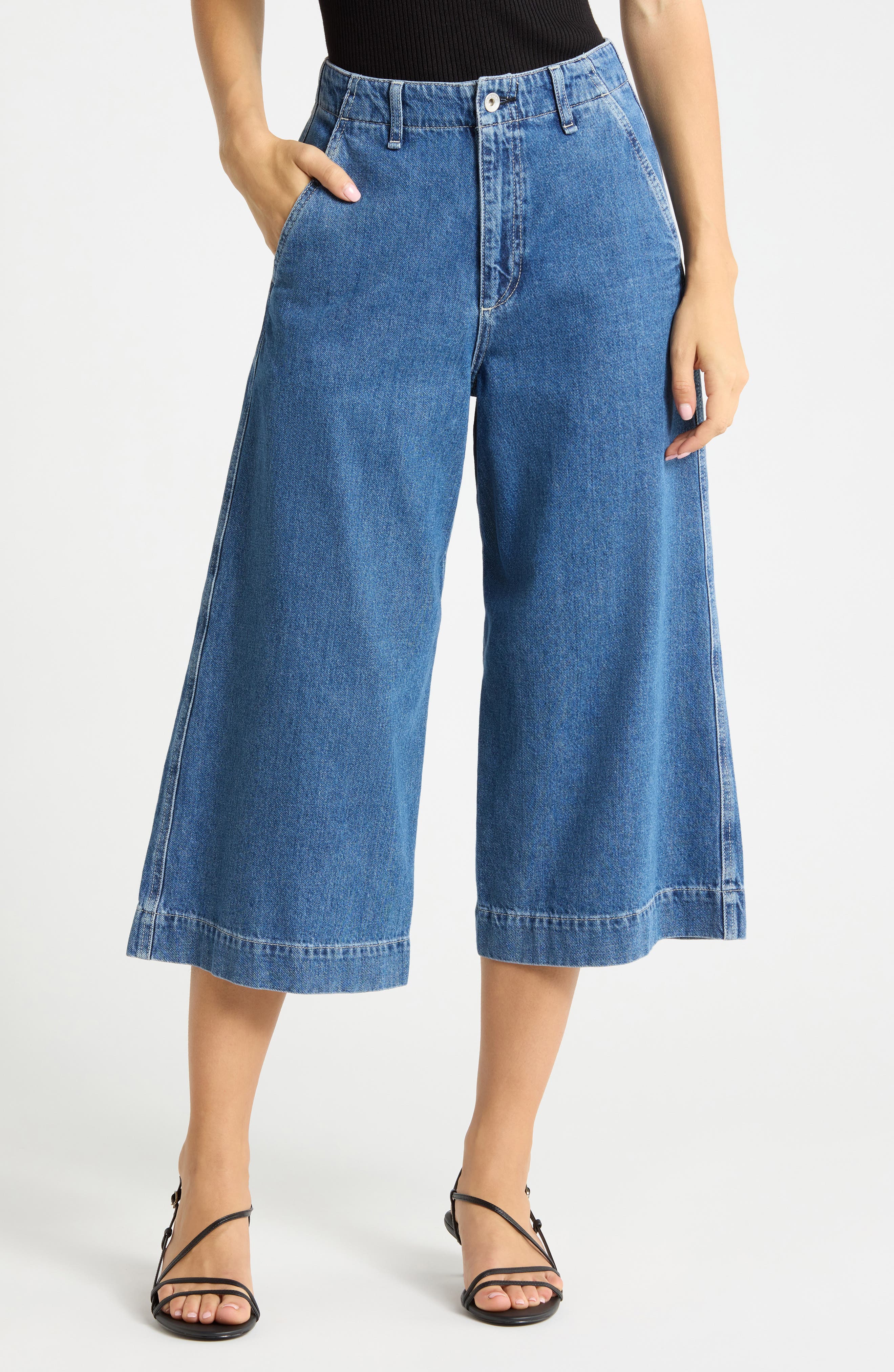 Jade High Waist Capri Jeans