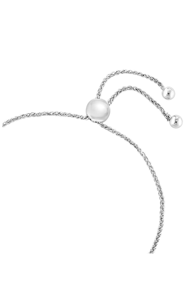 Sterling Silver & Amethyst Slider Bracelet, Alternate, color, SILVER