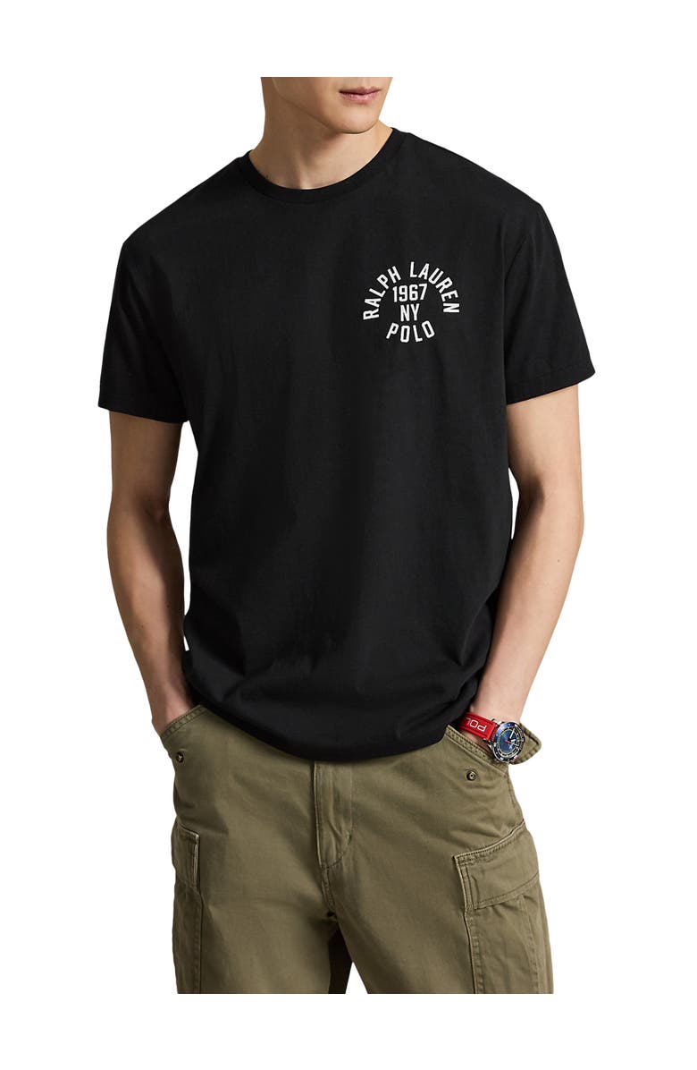 Polo Ralph Lauren Big & Tall 1967 Graphic Tee, Main, color, Polo Black