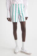 Thom Browne Rep Stripe Poplin Chino Shorts