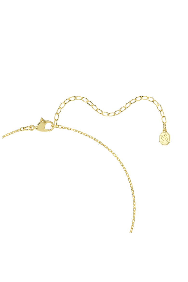 Una Cushion Crystal Pendant Necklace, Alternate, color, WHITE CRYSTAL