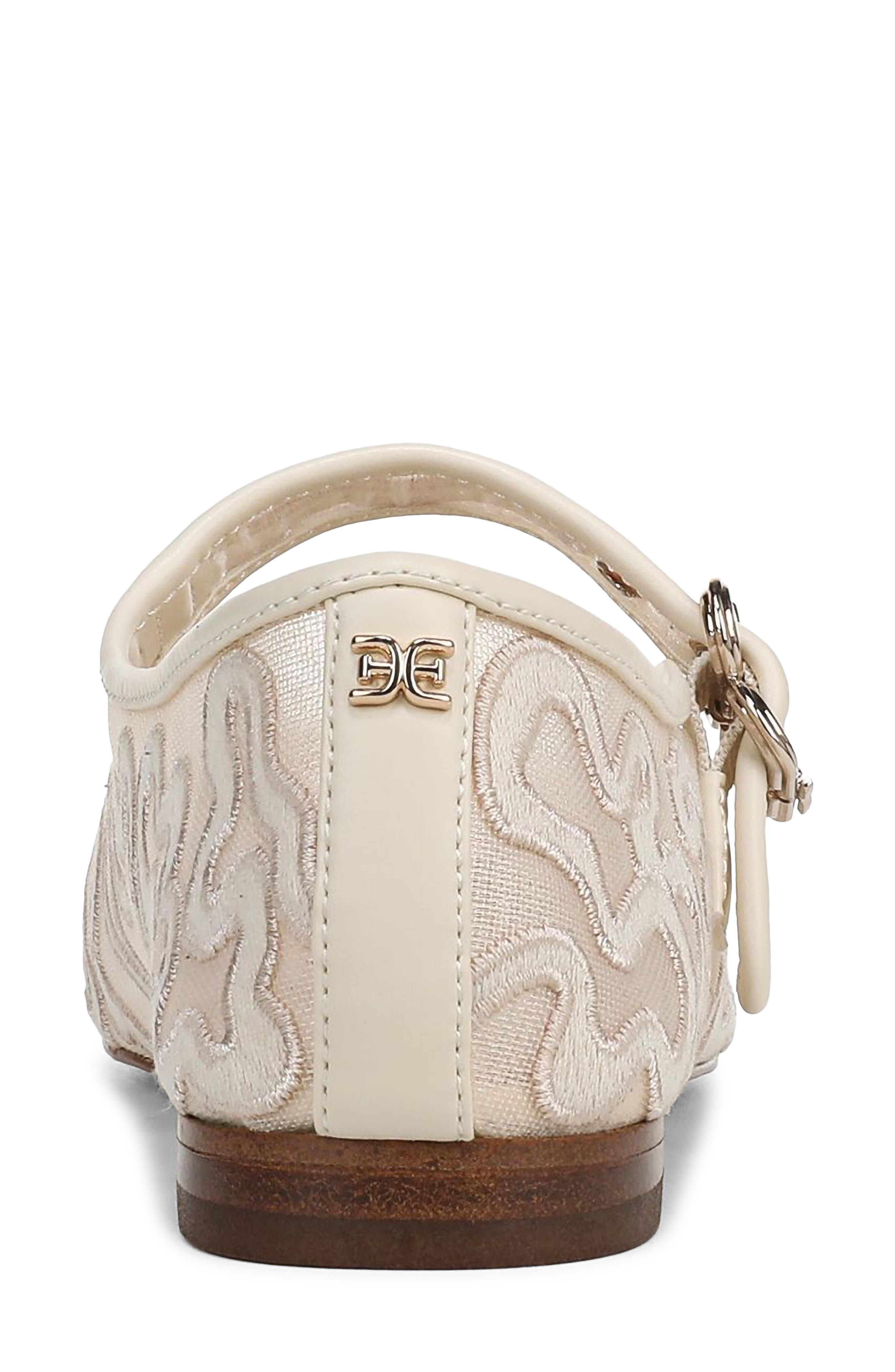 Sam Edelman Michaela Mary Jane Flat, Alternate, color, Modern Ivory