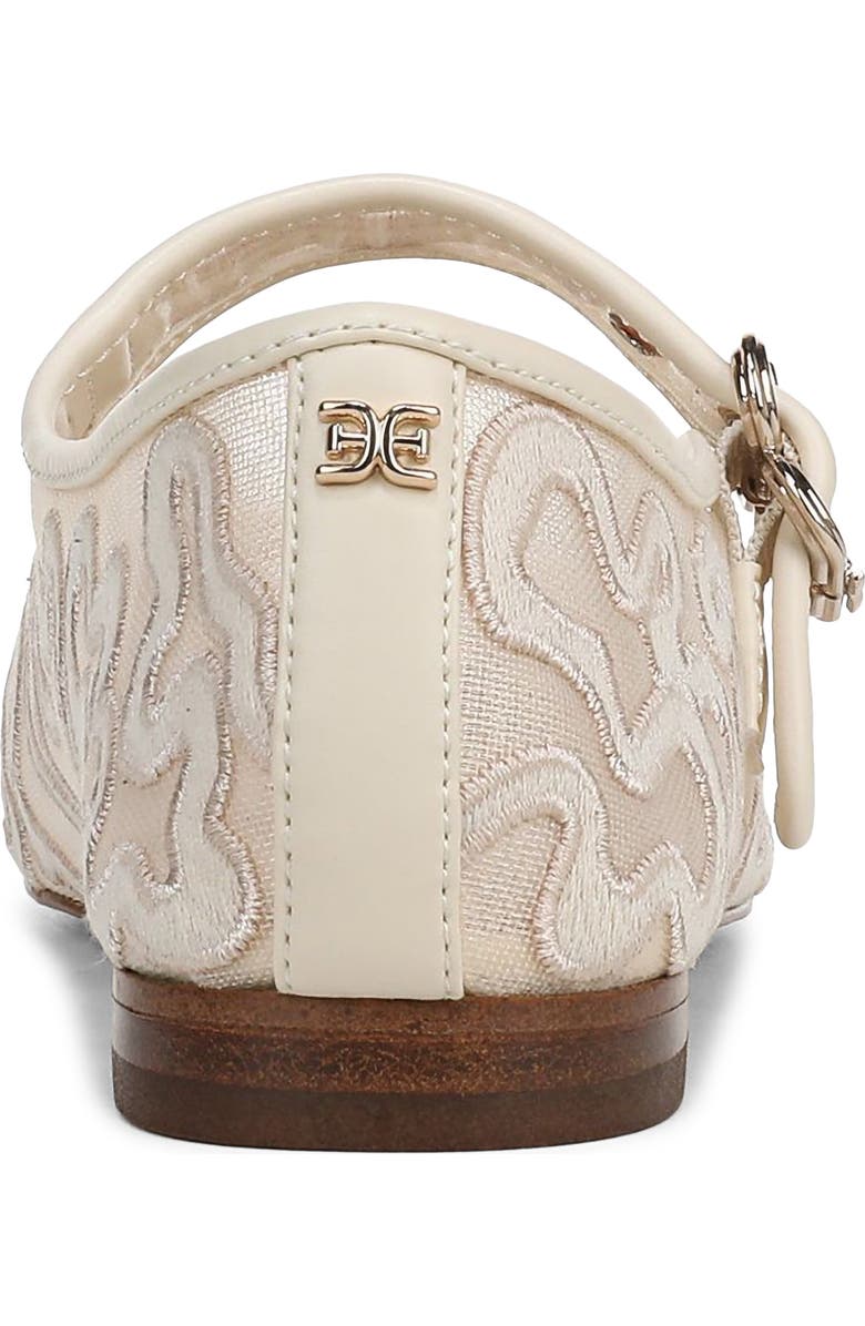 Sam Edelman Michaela Mary Jane Flat, Alternate, color, Modern Ivory