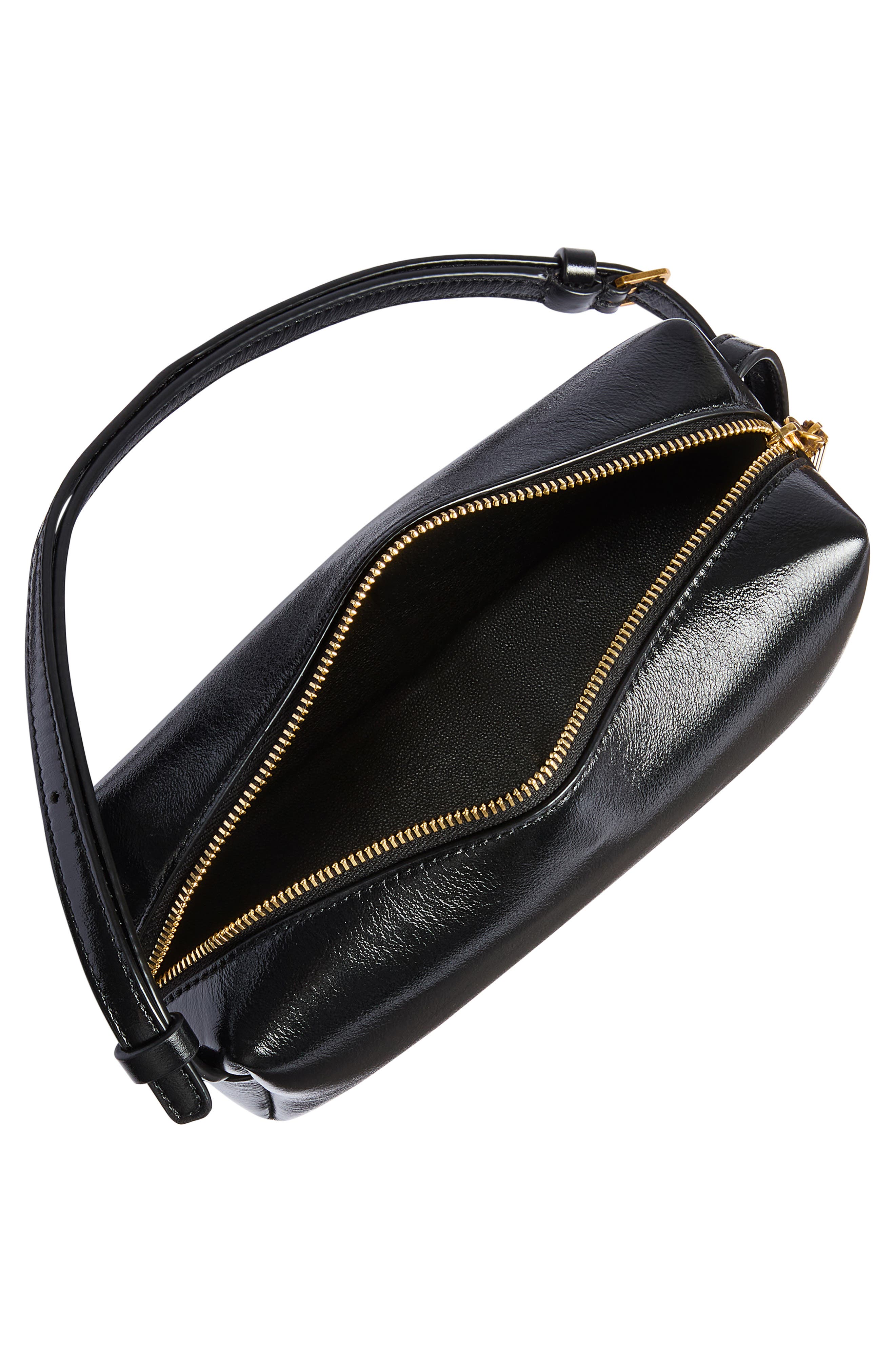 Khaite Mini Kye Leather Crossbody Bag, Alternate, color, Black 200