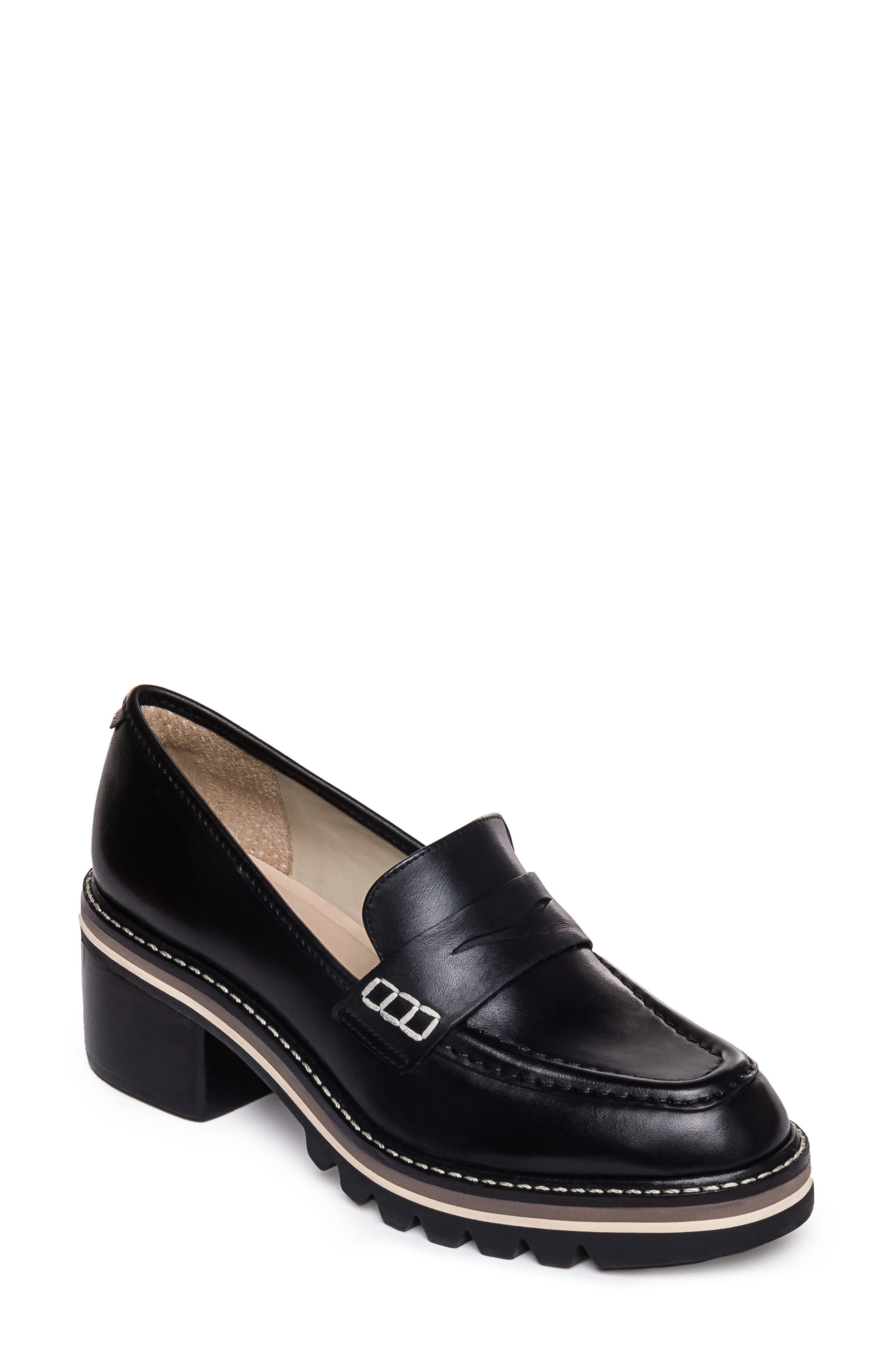 Bernardo Footwear Bernardo Selma Leather Loafer Pump, Main, color, 