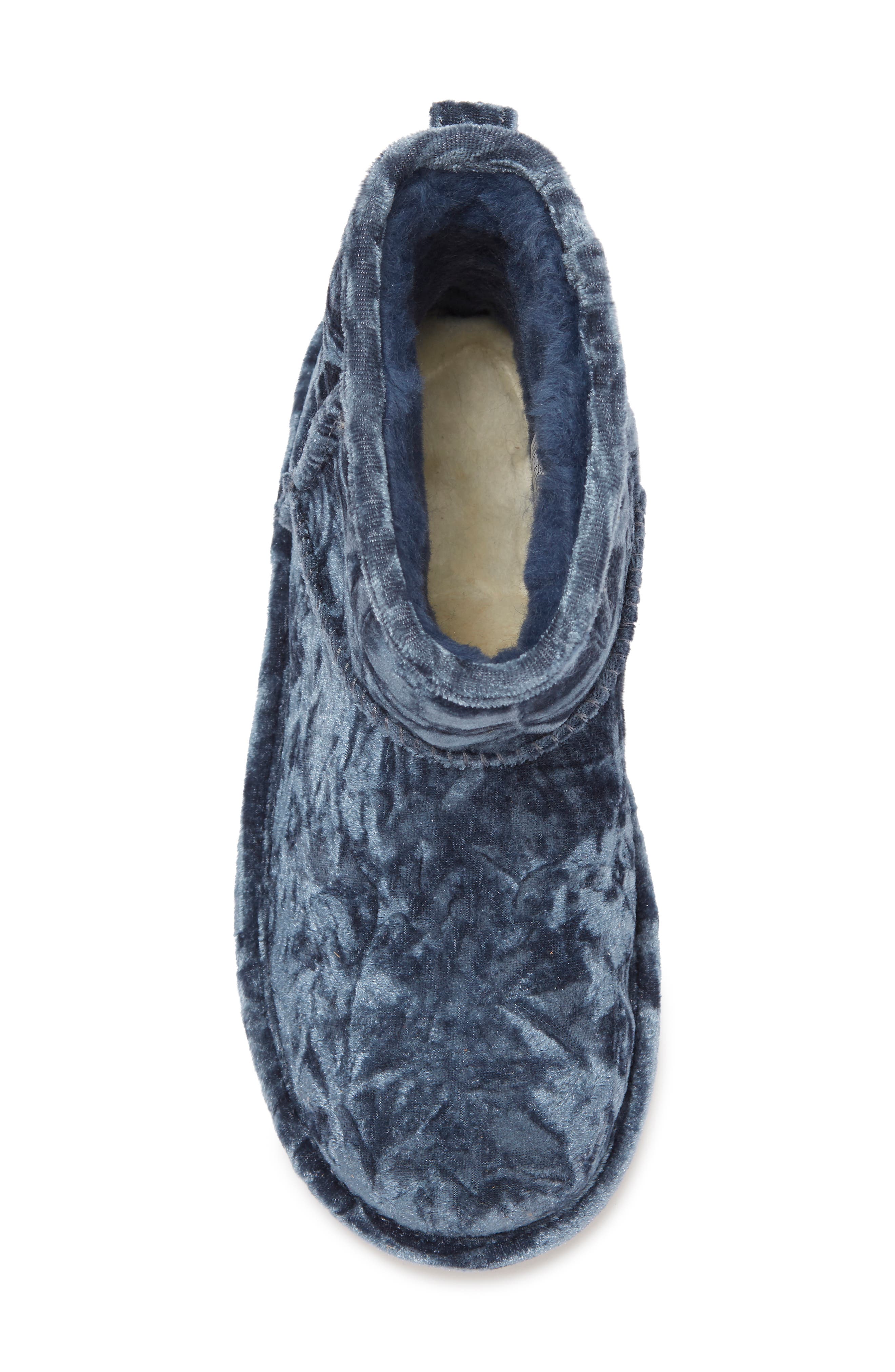 UGG<sup>®</sup> Kids' Classic Mini II Velvet Bootie, Alternate, color, 
