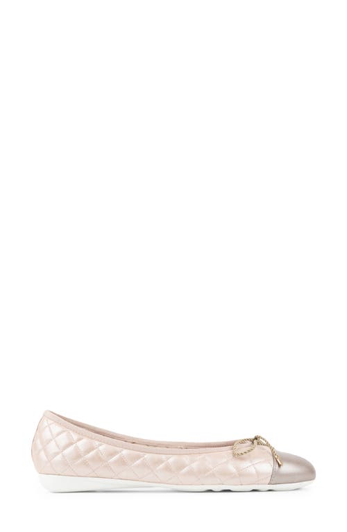 Paul Mayer Cap Toe Quilted Ballet Flat