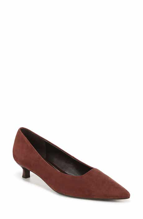 Natalia Pointed Toe Kitten Heel Pump