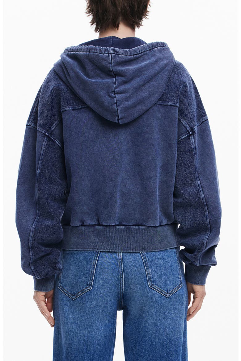 Front Zip Hoodie, Alternate, color, DARK BLUE