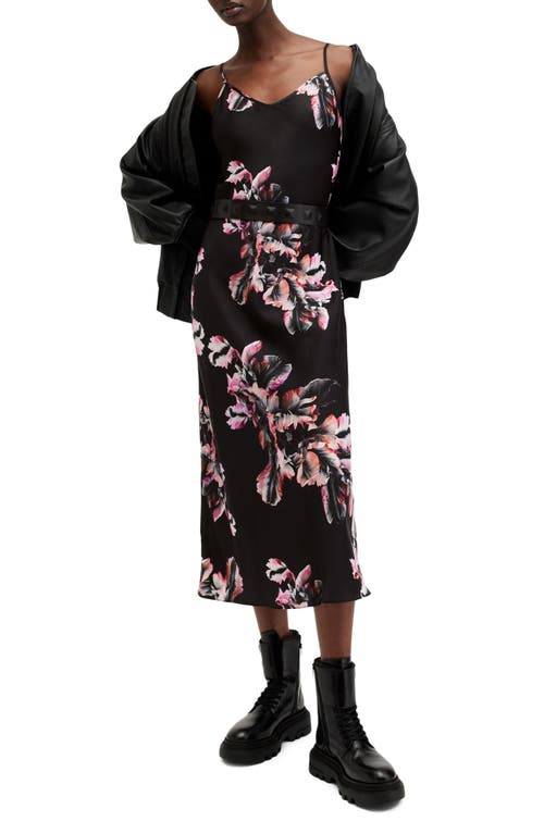 ALLSAINTS ALLSAINTS BRYONY FLORAL PRINT SLIPDRESS 