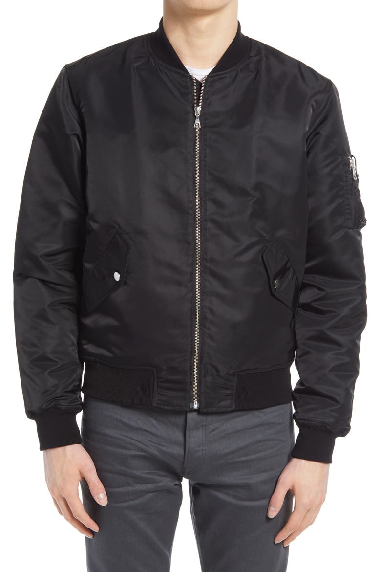 Bogota Bomber II Jacket, Main, color, BLACK
