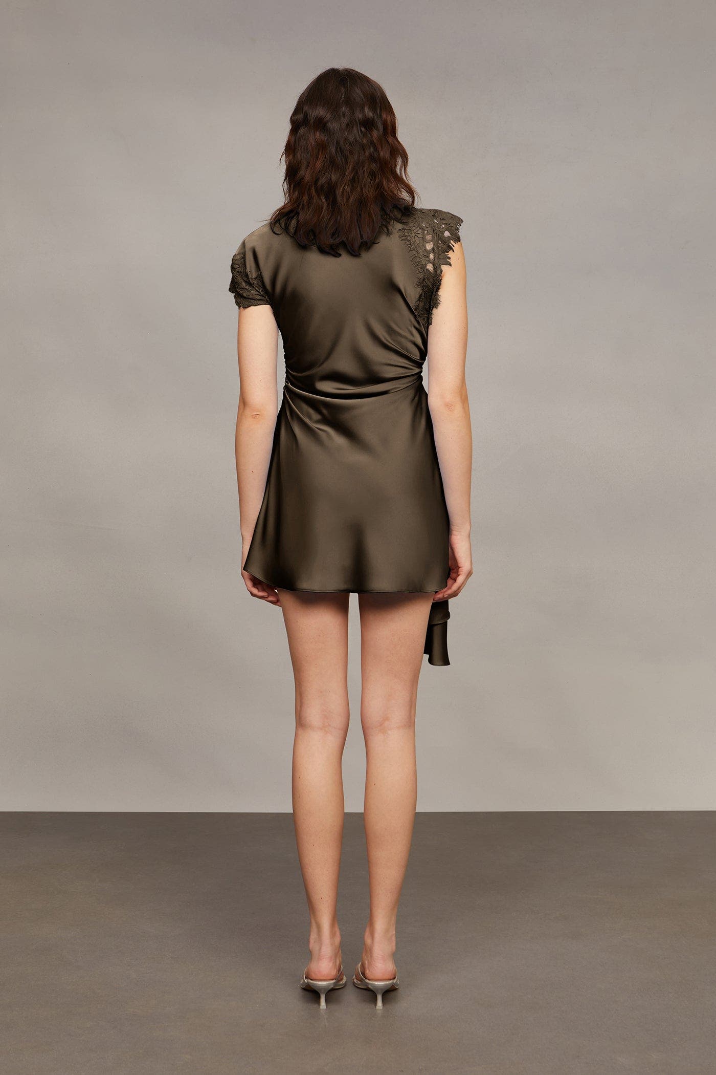 Zina ruched mini dress - image 2