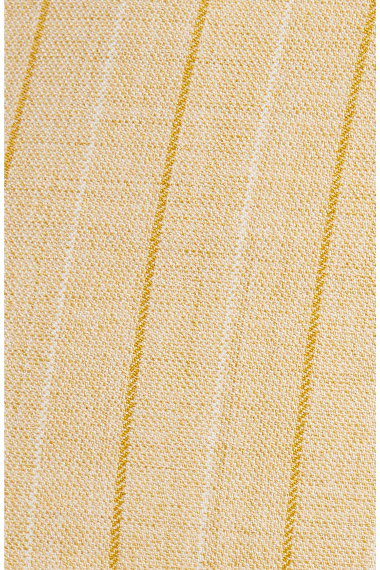 Pinstripe Belted Blazer, Alternate, color, OCHRE