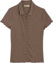 Madewell Cotton Blend Rib Polo