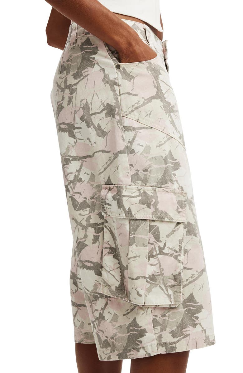 Cotton On Women's Long Cargo Jort, Alternate, color,