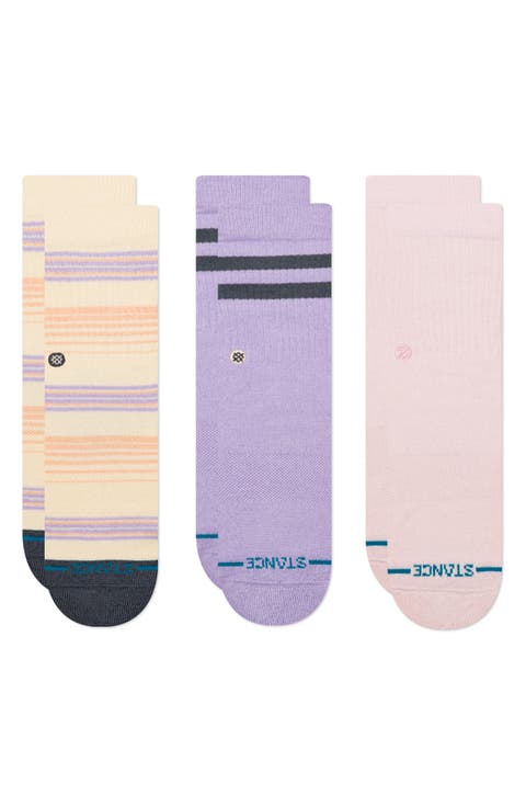 Kids' Novi 3-Pack Crew Socks
