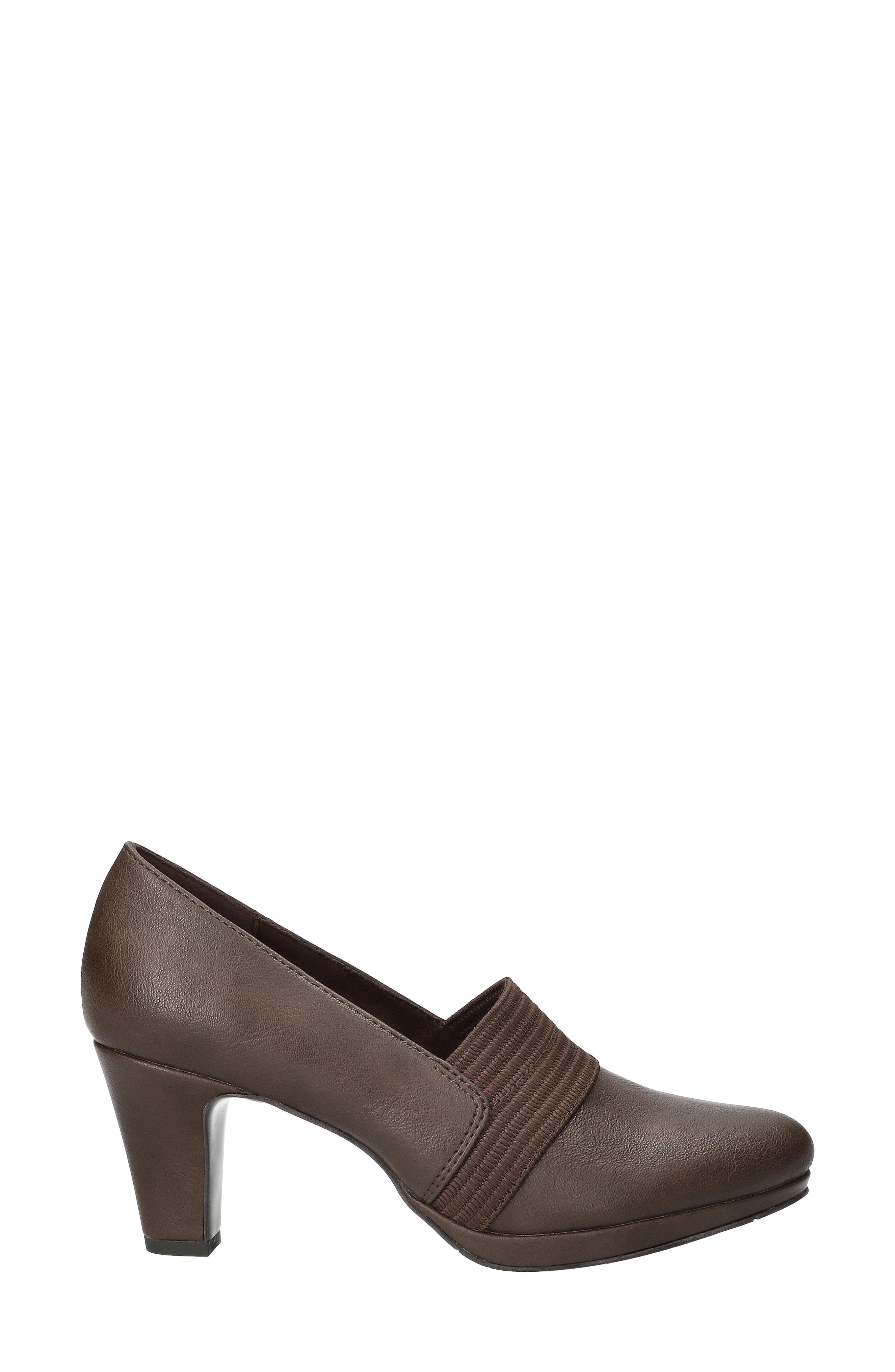 Donya Faux Leather Pump, Alternate, color, BROWN