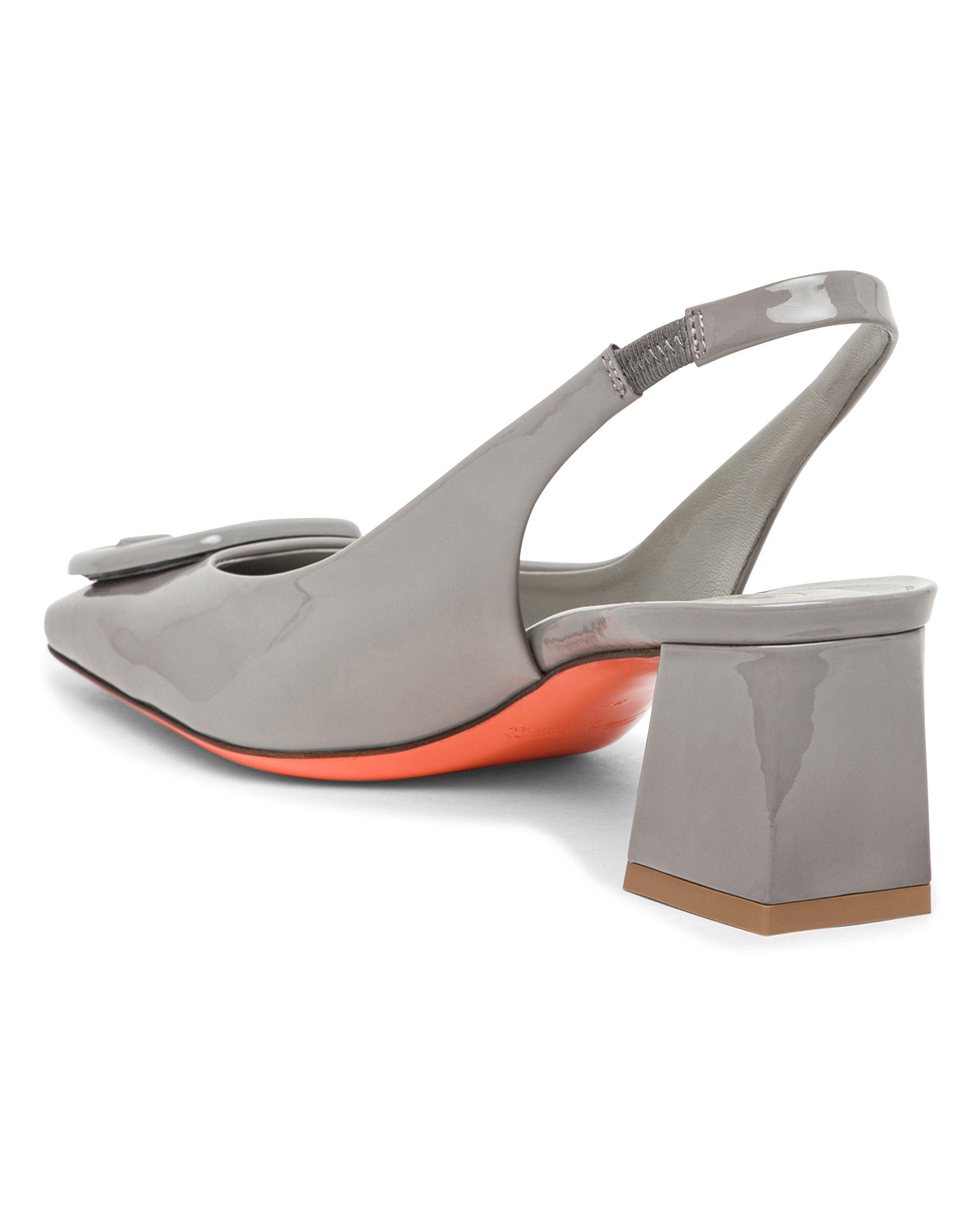 Santoni Women's mid-heel slingback, Alternate, color, 