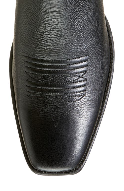 Ariat Booker Ultra Square Toe Western Chelsea Boot In Black