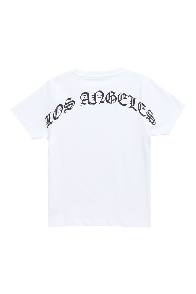 Kids' LA Graphic T-Shirt, Alternate, color, WHITE