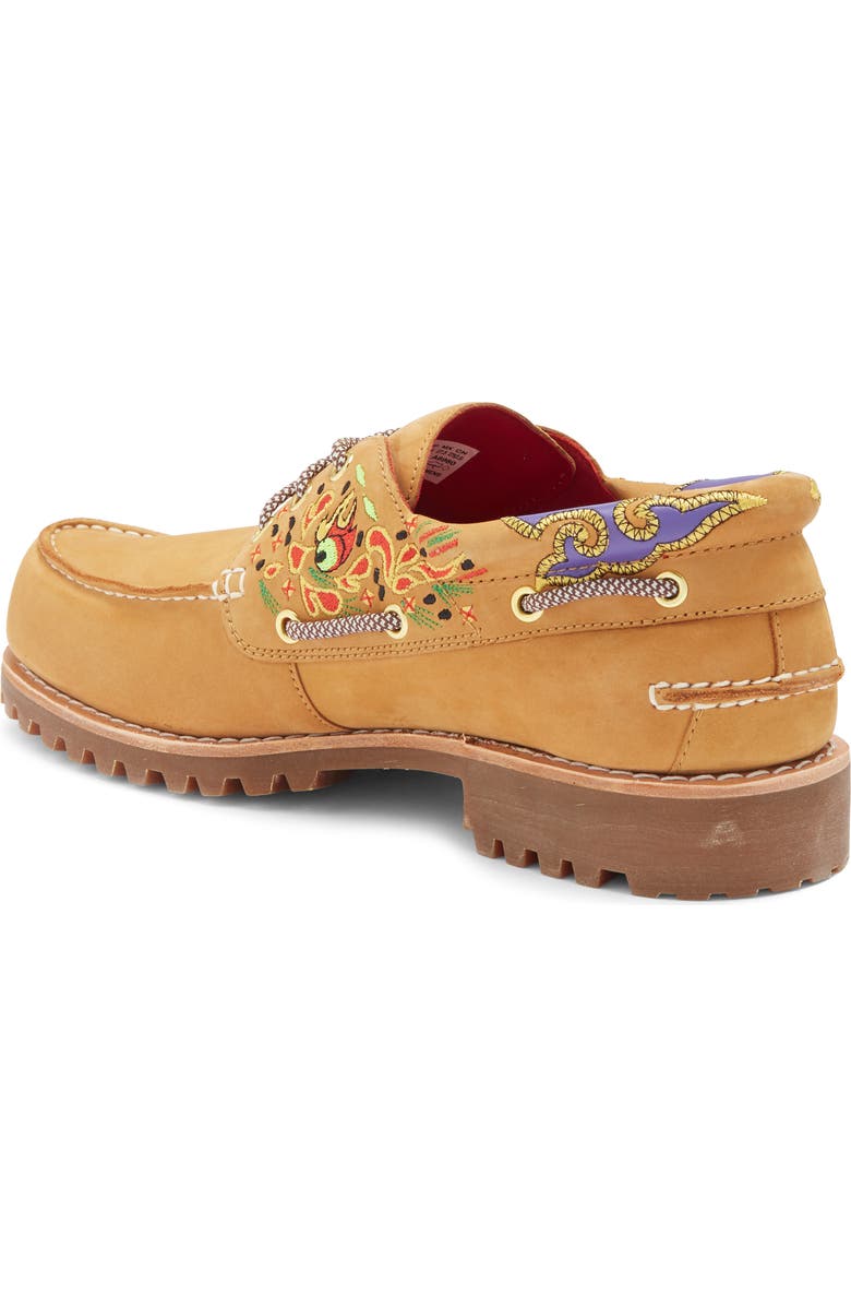 Timberland x CLOT Embroidered Lug Sole Boat Shoe, Alternate, color,