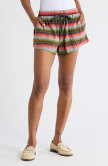 THE GREAT. The Bonfire Cotton French Terry Shorts