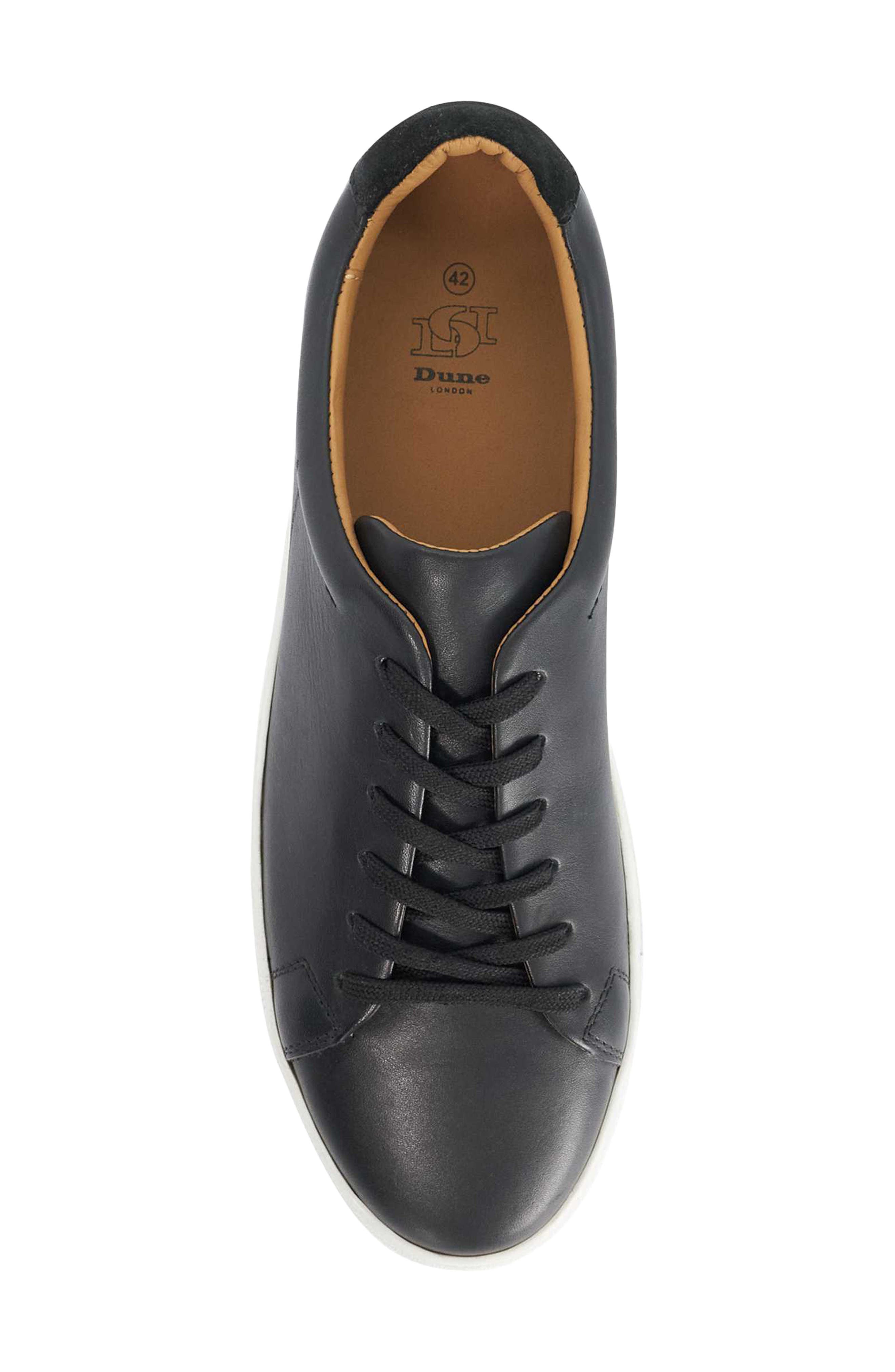 Dune London Trevons Low Top Sneaker, Alternate, color, Black