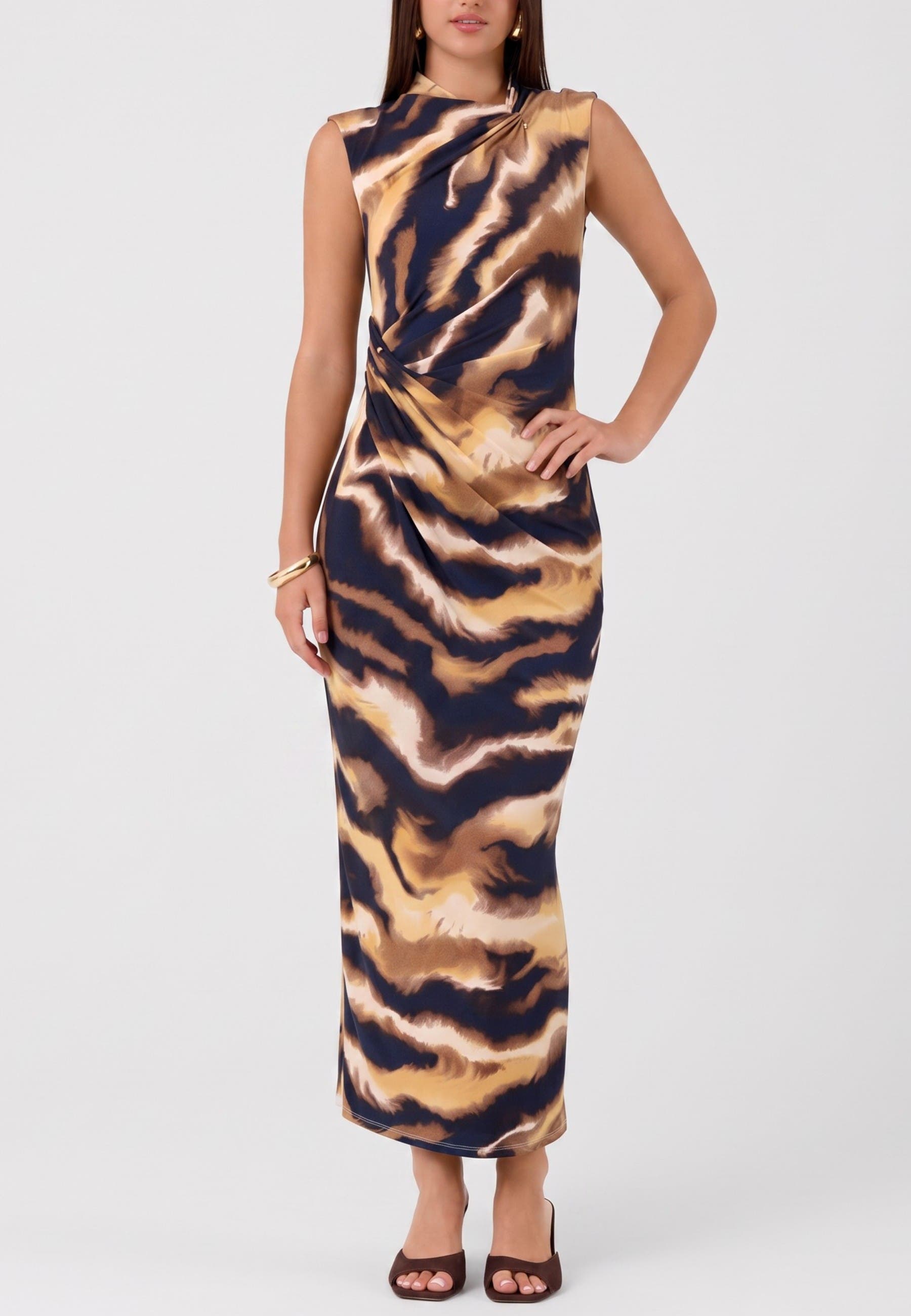 Russet Black Print