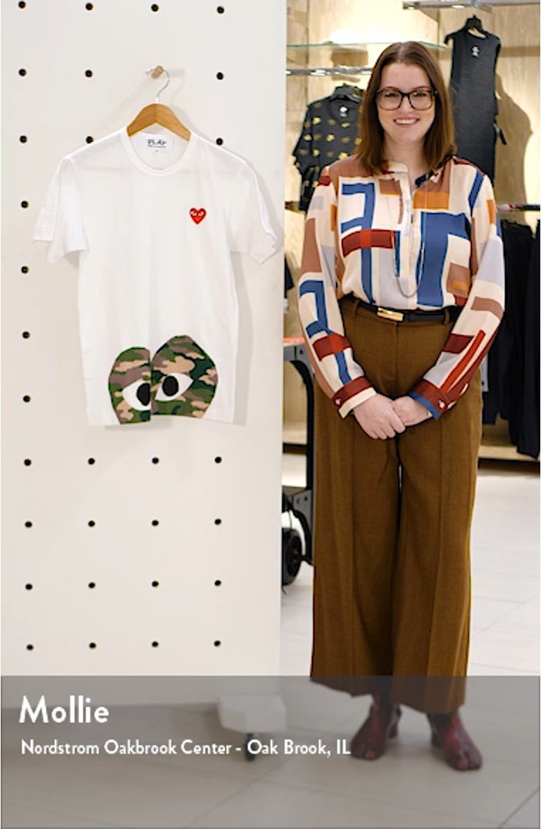 Camo Peek Heart Graphic Tee, sales video thumbnail