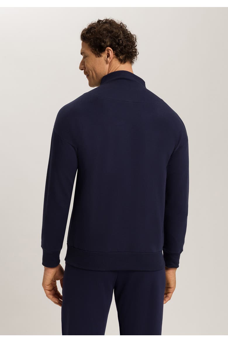 Natural Living Organic Cotton French Terry Sweatshirt, Alternate, color, Deep Navy