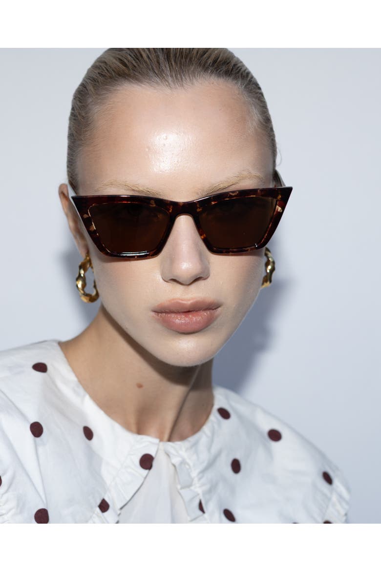 Lizzette Sunglasses, Alternate, color, Honey Turtle