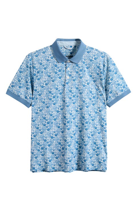 Haven Floral Performance Golf Polo